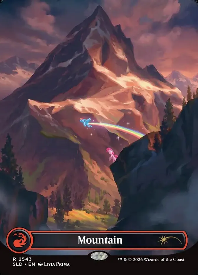 2019 Secret Lair Drop Mountain #2543 rare card image
