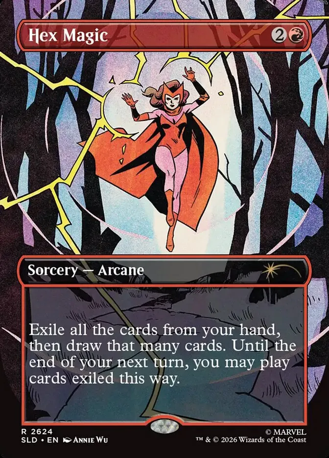2019 Secret Lair Drop Hex Magic #2624 rare card image