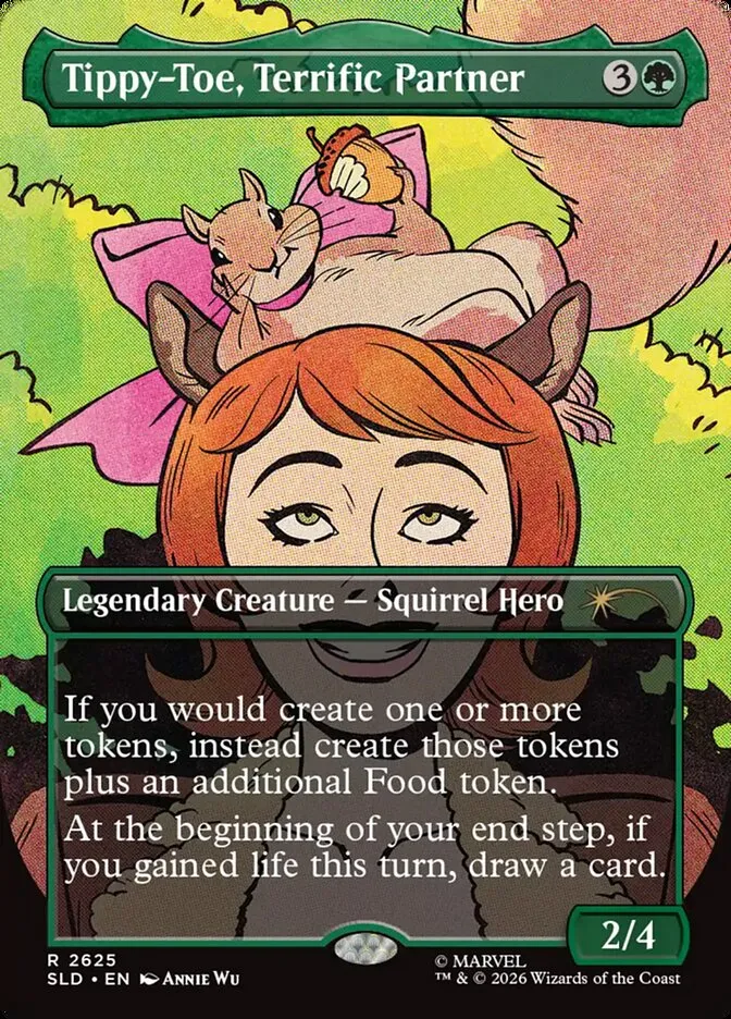 2019 Secret Lair Drop Tippy-Toe, Terrific Partner #2625 rare card image
