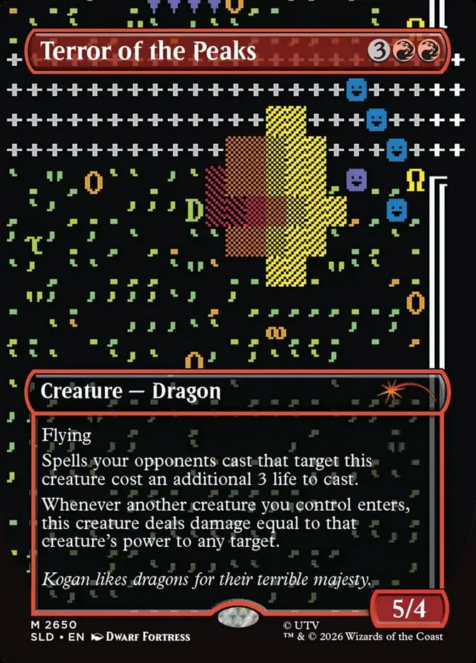 2019 Secret Lair Drop Terror of the Peaks #2650 mythic card image