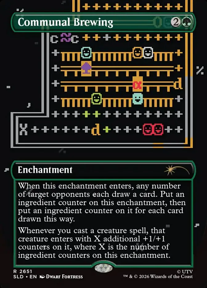 2019 Secret Lair Drop Communal Brewing #2651 rare card image