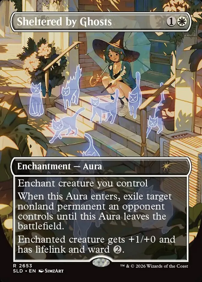 2019 Secret Lair Drop Sheltered by Ghosts #2653 rare card image