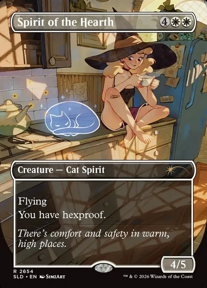 2019 Secret Lair Drop Spirit of the Hearth #2654 rare card image