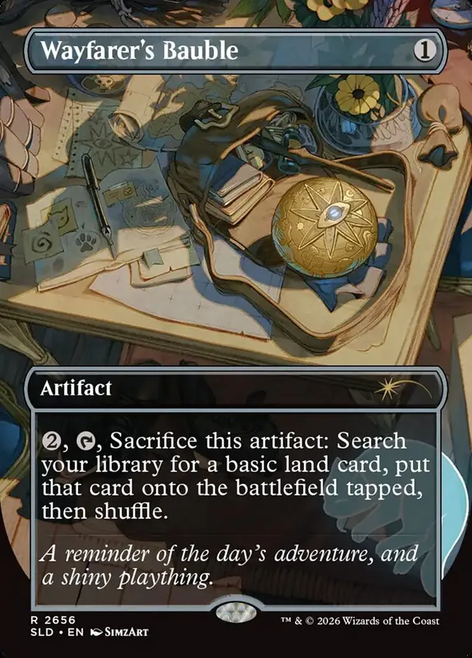 2019 Secret Lair Drop Wayfarer's Bauble #2656 rare card image