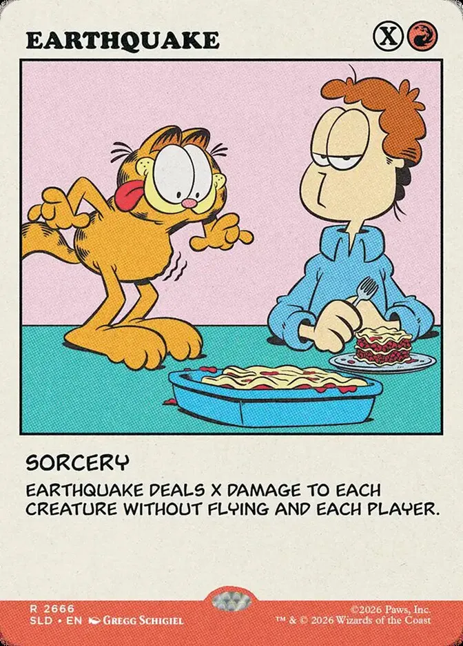 2019 Secret Lair Drop Earthquake #2666 rare card image