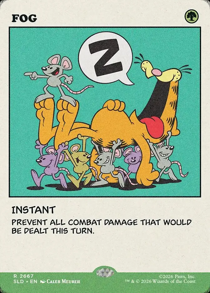 2019 Secret Lair Drop Fog #2667 rare card image