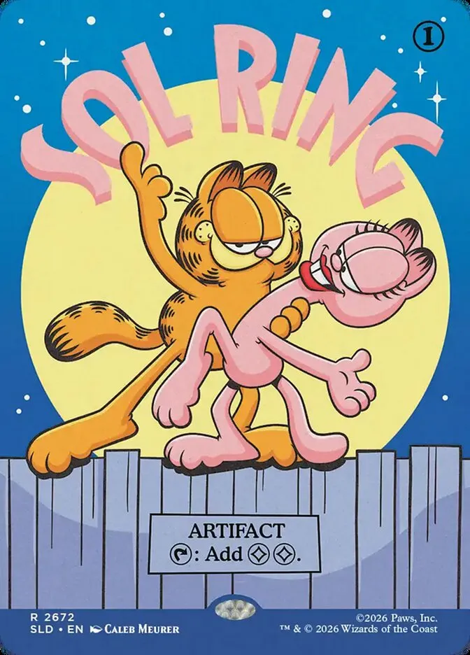 2019 Secret Lair Drop Sol Ring #2672 rare card image