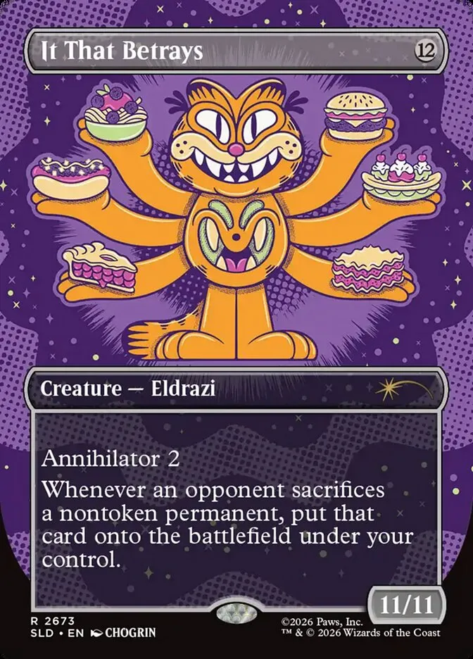 2019 Secret Lair Drop It That Betrays #2673 rare card image
