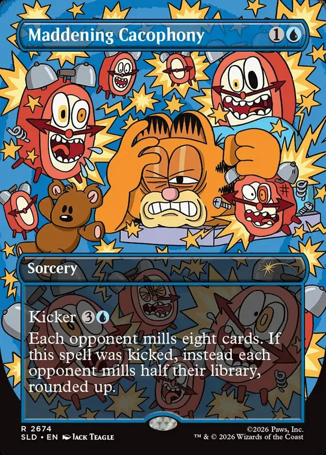 2019 Secret Lair Drop Maddening Cacophony #2674 rare card image