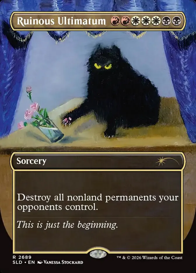 2019 Secret Lair Drop Ruinous Ultimatum #2689 rare card image