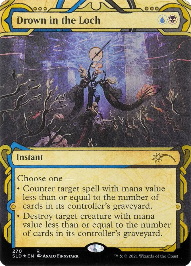 2019 Secret Lair Drop Drown in the Loch #270 rare card image