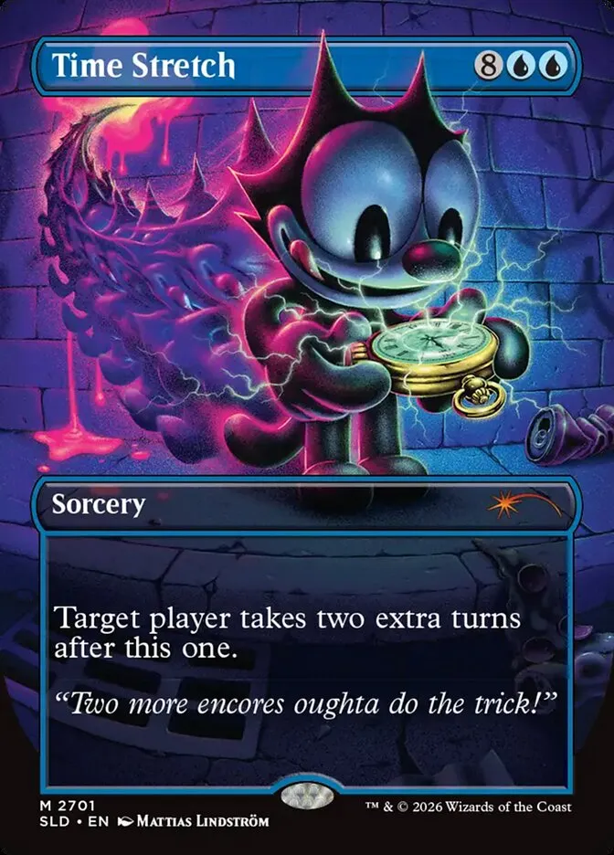 2019 Secret Lair Drop Time Stretch #2701 mythic card image