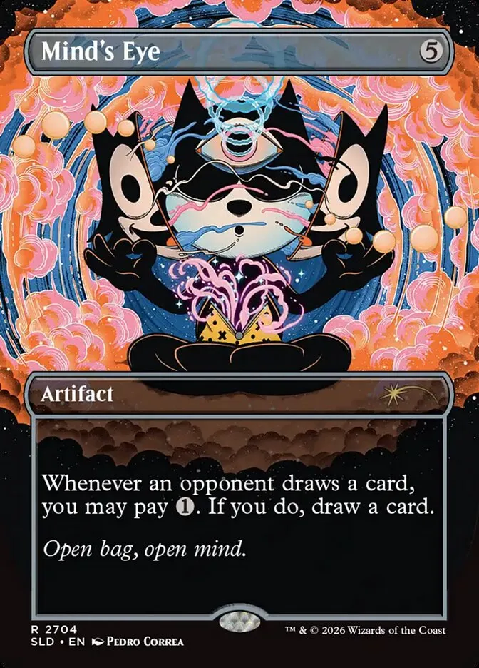 2019 Secret Lair Drop Mind's Eye #2704 rare card image