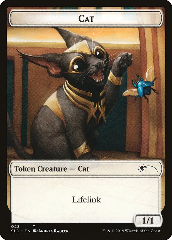2019 Secret Lair Drop Cat common #28 common card image