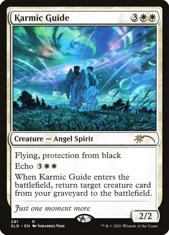 2019 Secret Lair Drop Karmic Guide [Foil] rare #281 rare card image