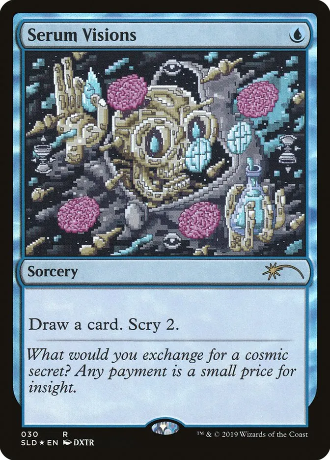 2019 Secret Lair Drop Serum Visions rare #30 rare card image