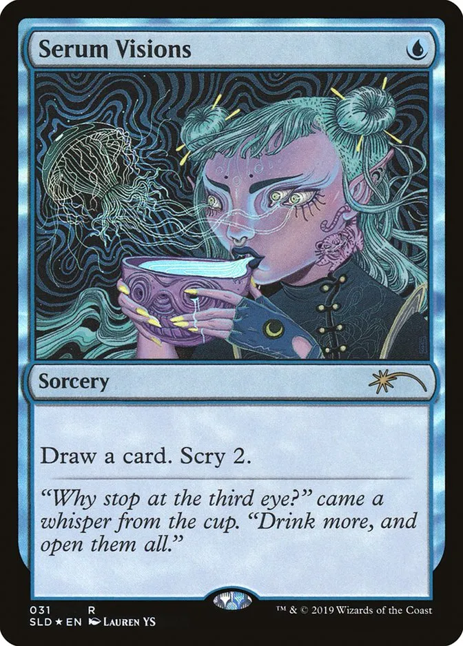 2019 Secret Lair Drop Serum Visions rare #31 rare card image