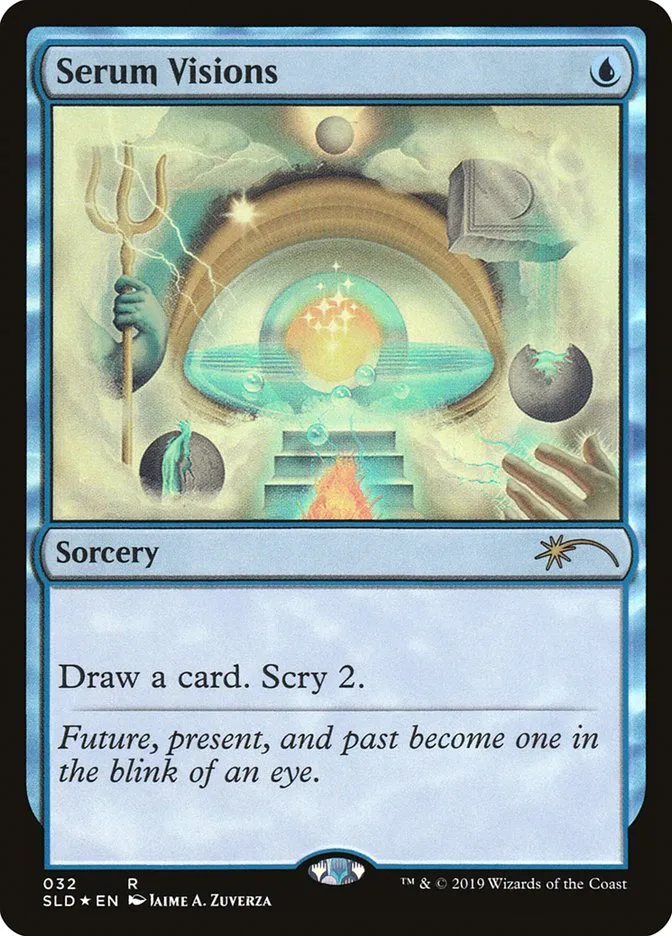 2019 Secret Lair Drop Serum Visions rare #32 rare card image