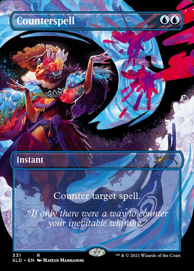 2019 Secret Lair Drop Counterspell rare #331 rare card image