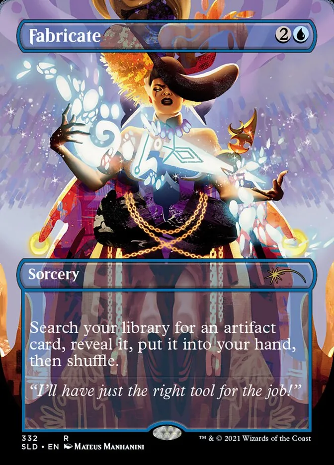 2019 Secret Lair Drop Fabricate #332 rare card image