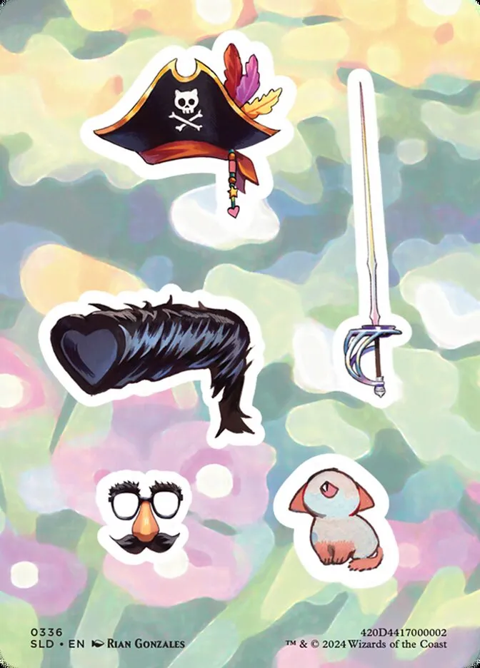 2019 Secret Lair Drop Sticker sheet #336 common card image