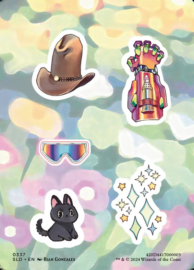 2019 Secret Lair Drop Sticker sheet #337 common card image