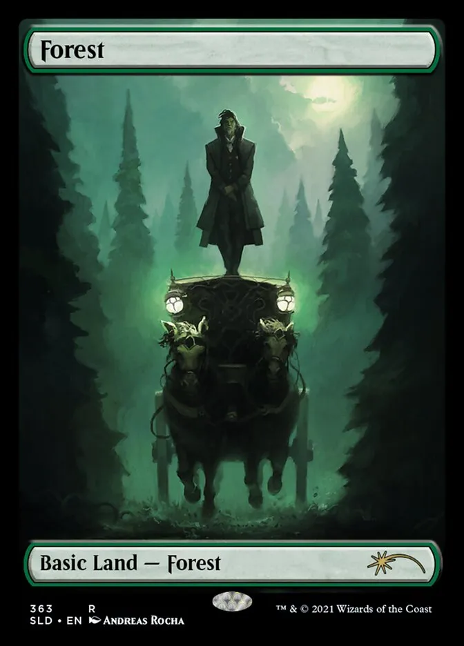 2019 Secret Lair Drop Forest #363 rare card image