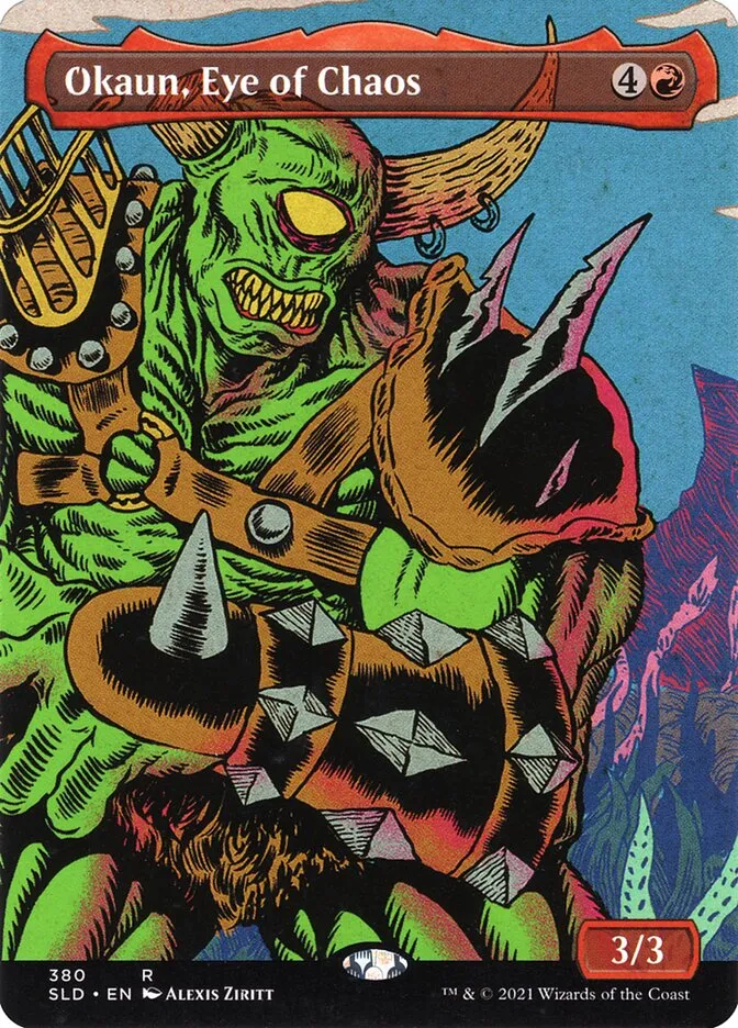 2019 Secret Lair Drop Okaun, Eye of Chaos // Okaun, Eye of Chaos #380★ rare card image