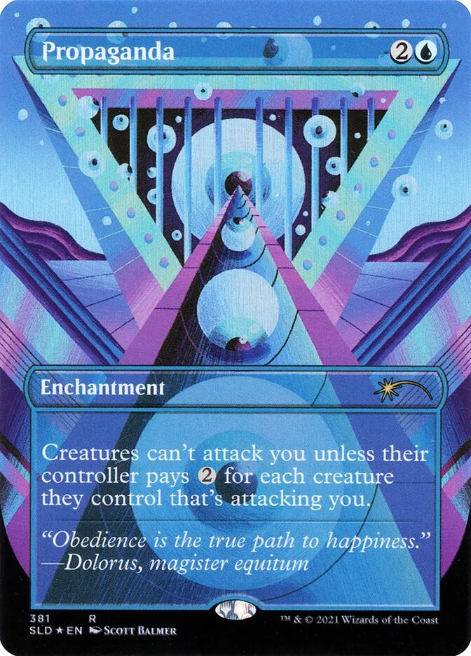 2019 Secret Lair Drop Propaganda // Propaganda #381 rare card image