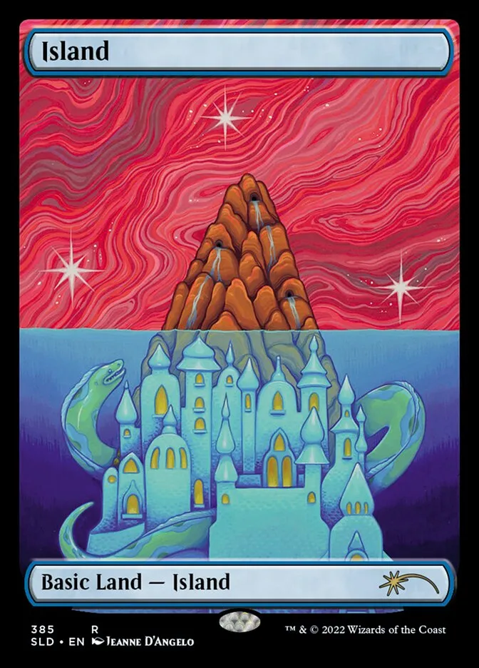 2019 Secret Lair Drop Island #385 rare card image