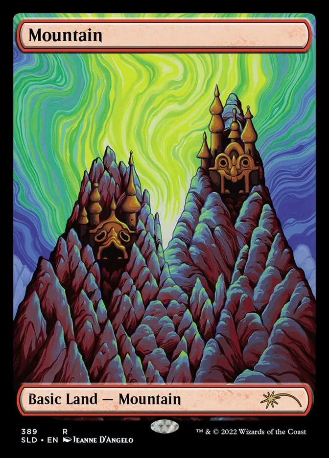 2019 Secret Lair Drop Mountain #389 rare card image