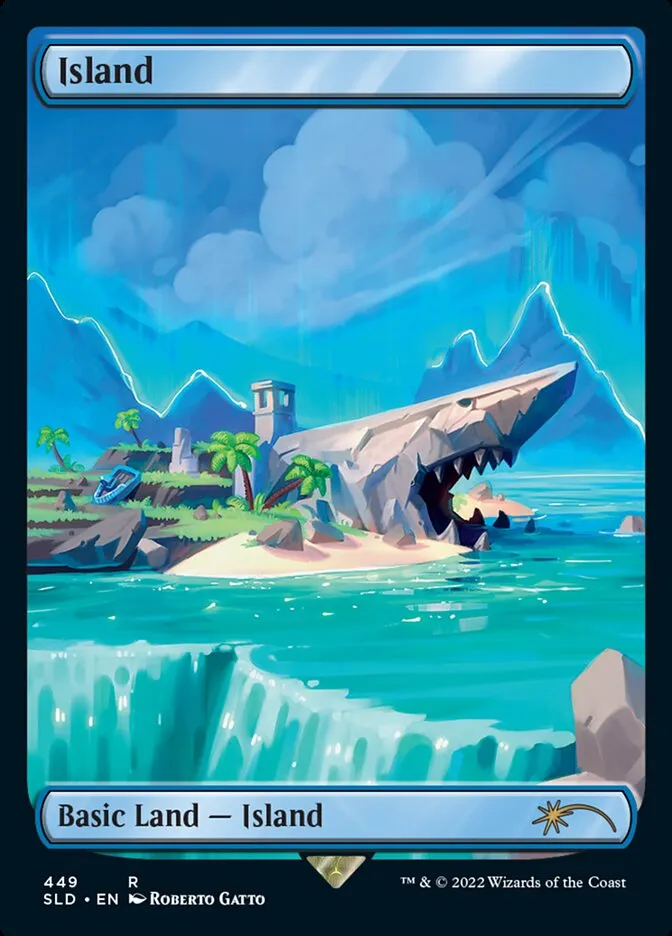 2019 Secret Lair Drop Island #449 rare card image