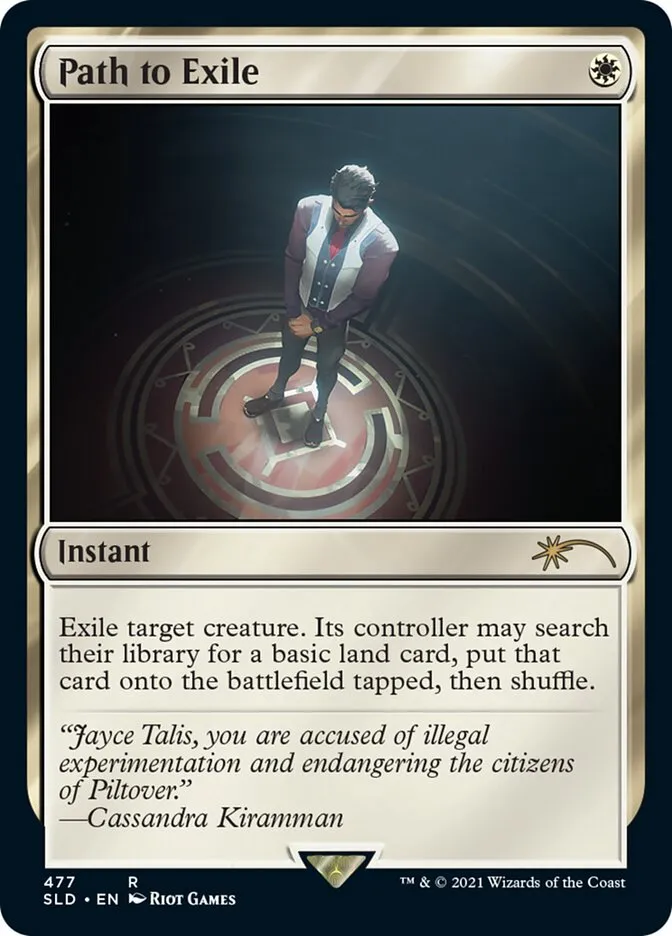 2019 Secret Lair Drop Path to Exile #477 rare card image