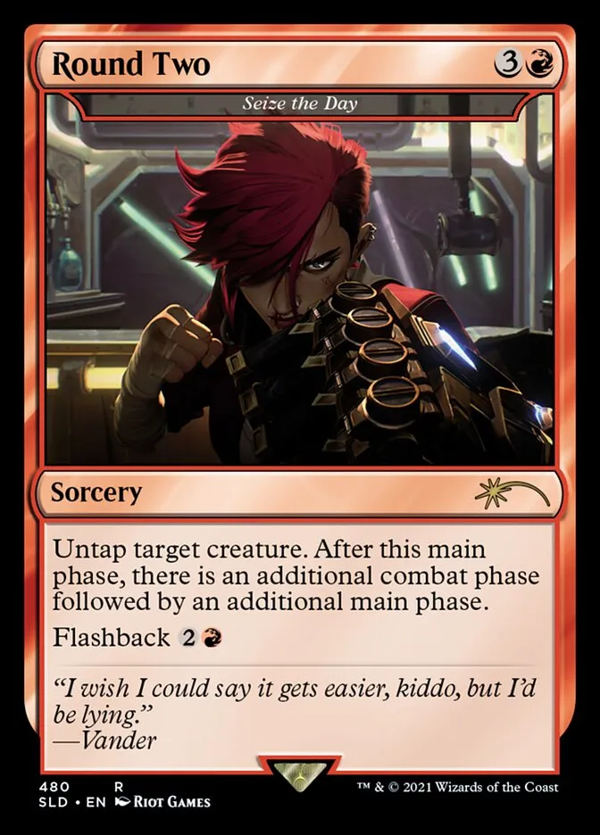 2019 Secret Lair Drop Seize the Day #480 rare card image