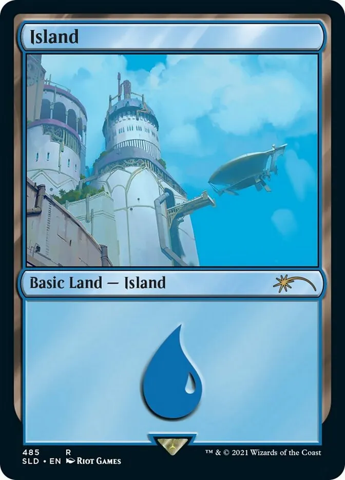 2019 Secret Lair Drop Island #485 rare card image