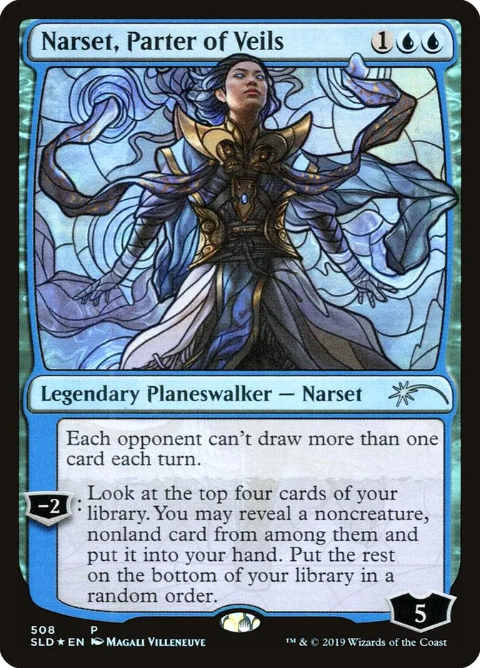 2019 Secret Lair Drop Narset, Parter of Veils uncommon #508 uncommon card image