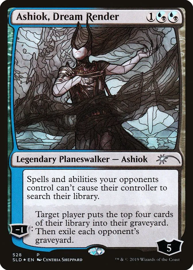 2019 Secret Lair Drop Ashiok, Dream Render uncommon #528 uncommon card image