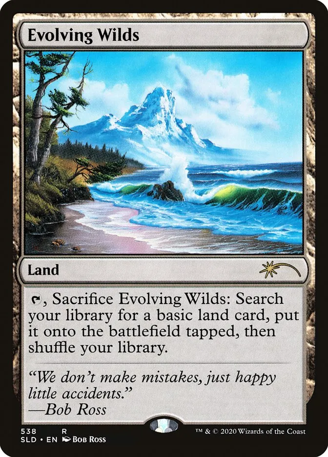 2019 Secret Lair Drop Evolving Wilds [Foil] rare #538 rare card image