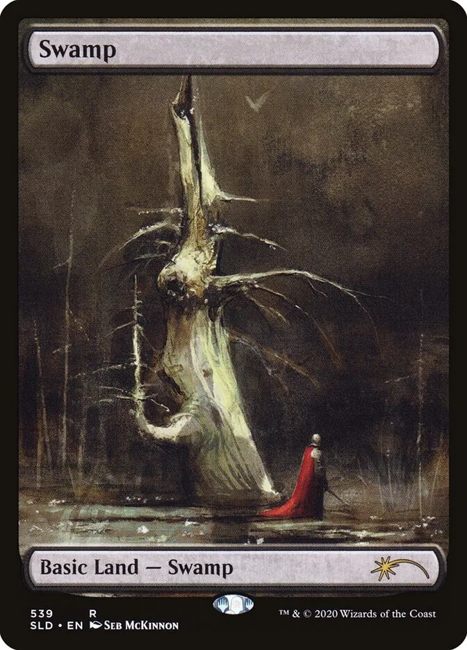 2019 Secret Lair Drop Swamp #539 rare card image
