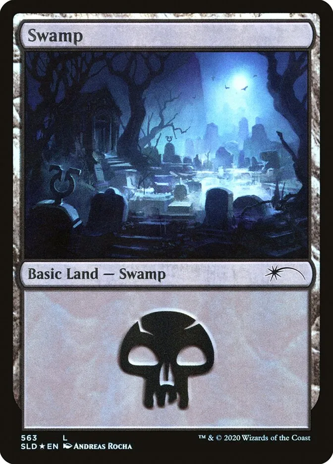 2019 Secret Lair Drop Swamp #563 common card image