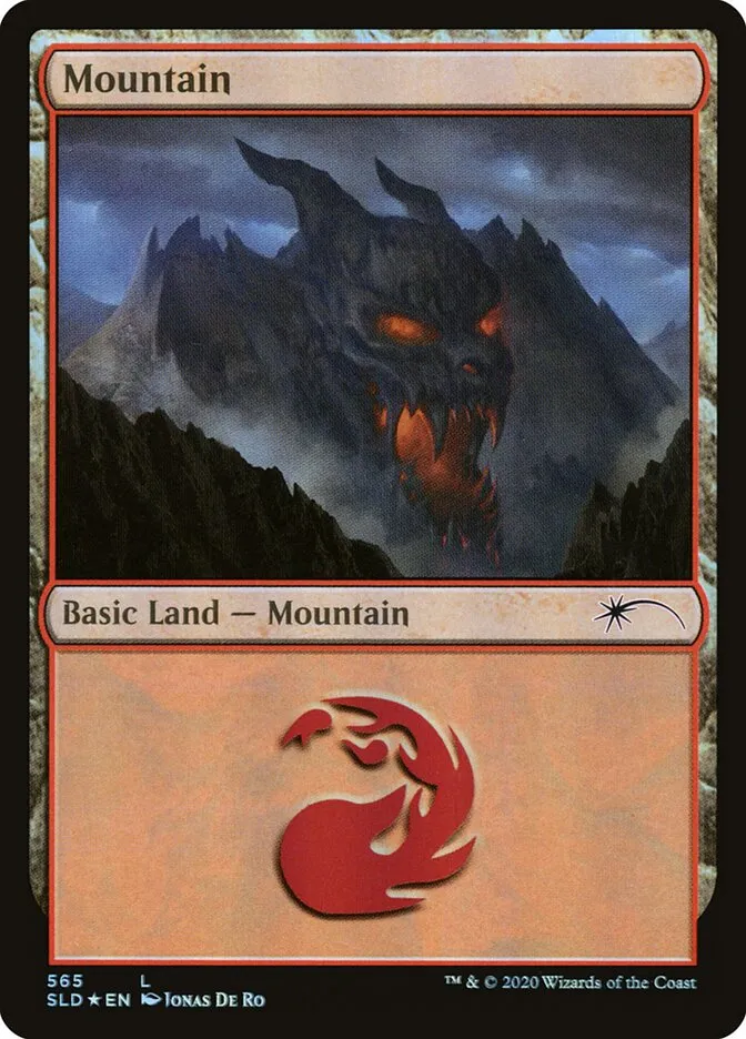 2019 Secret Lair Drop Mountain common #565 common card image