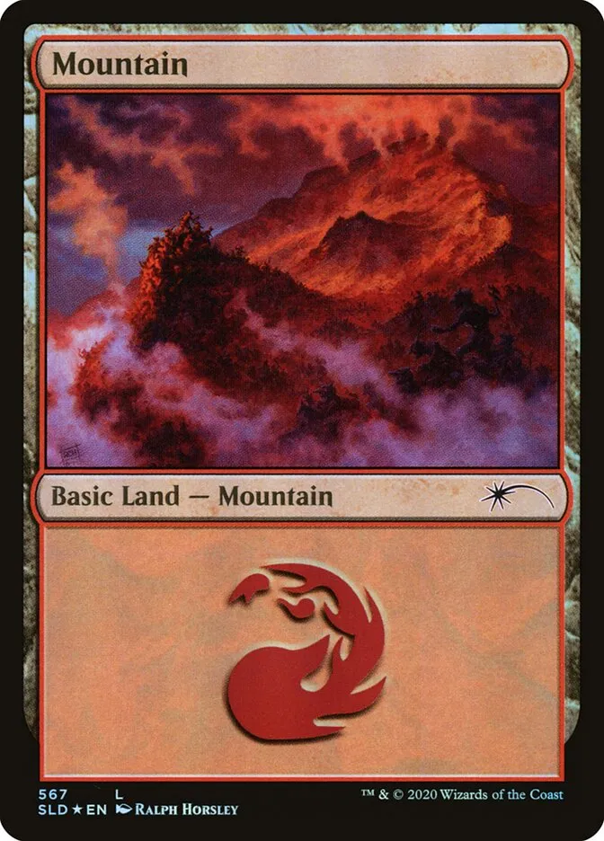 2019 Secret Lair Drop Mountain common #567 common card image