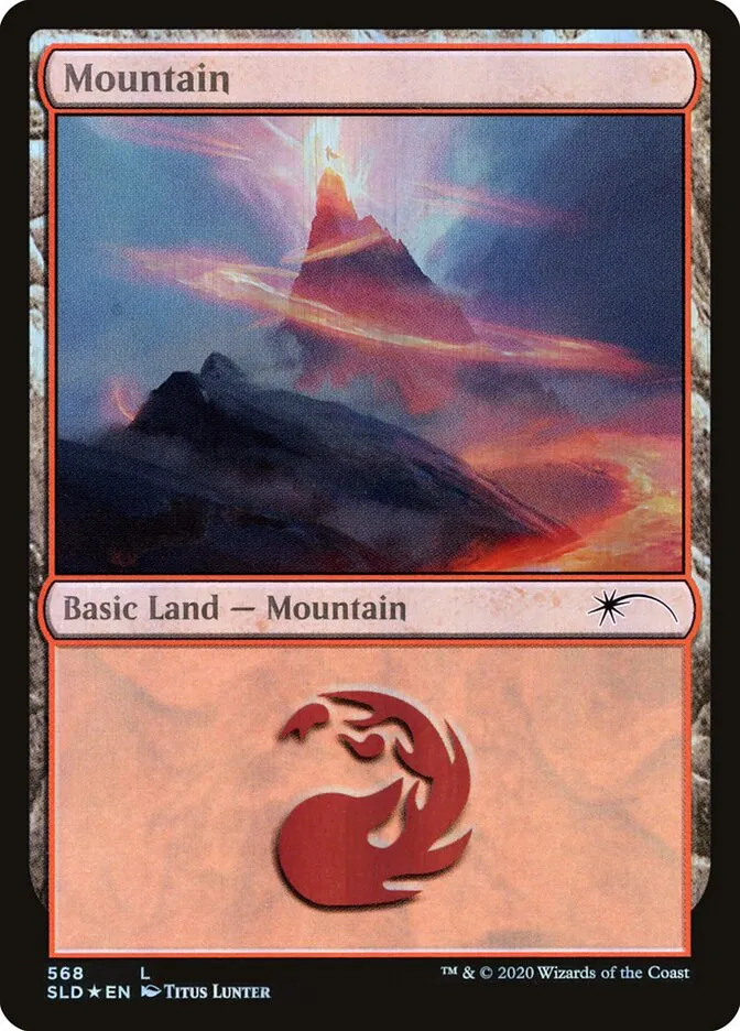 2019 Secret Lair Drop Mountain #568 common card image