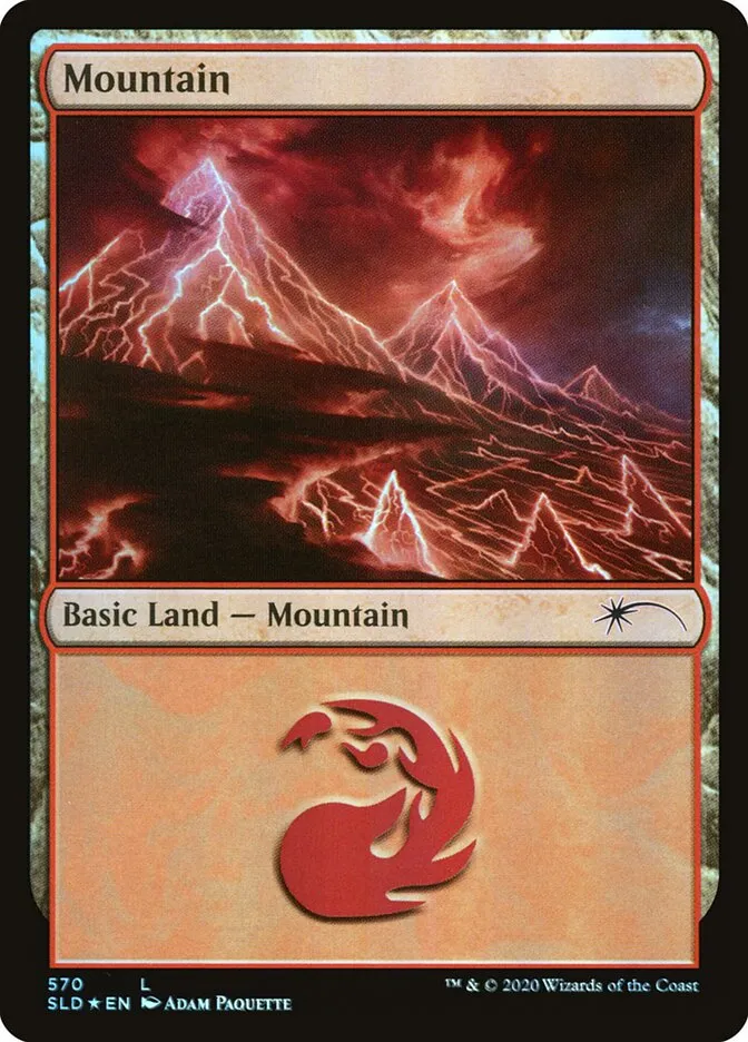 2019 Secret Lair Drop Mountain common #570 common card image