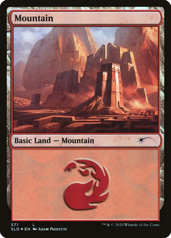 2019 Secret Lair Drop Mountain common #571 common card image