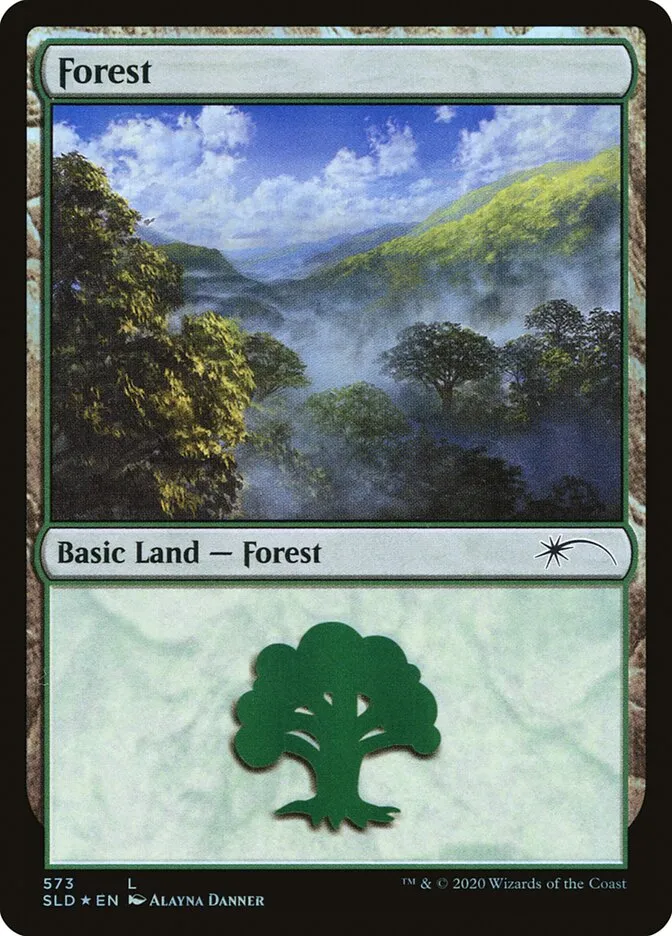 2019 Secret Lair Drop Forest common #573 common card image