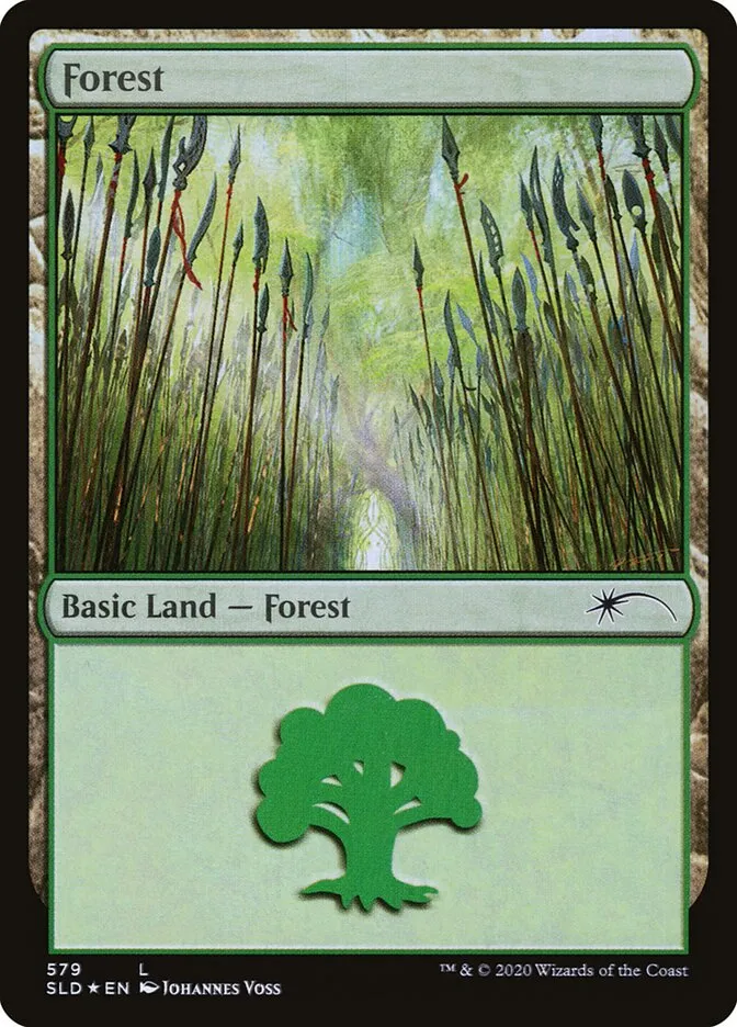 2019 Secret Lair Drop Forest #579 common card image