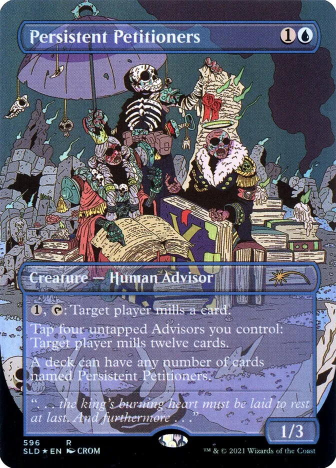 2019 Secret Lair Drop Persistent Petitioners #596 rare card image