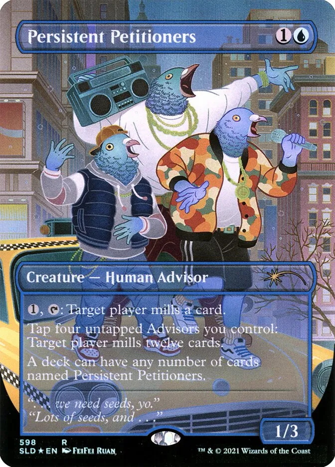 2019 Secret Lair Drop Persistent Petitioners #598 rare card image