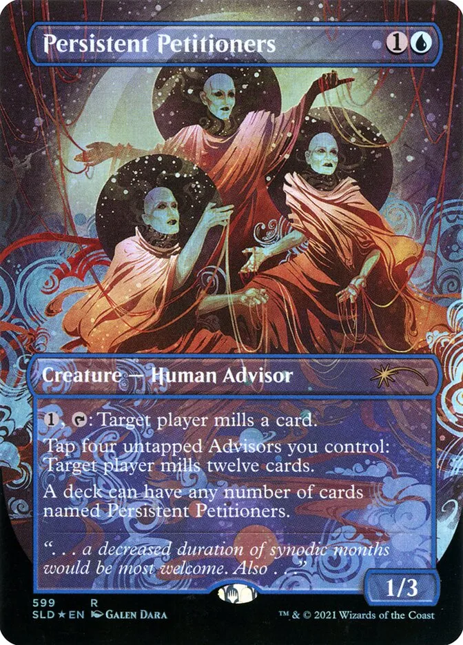 2019 Secret Lair Drop Persistent Petitioners #599 rare card image